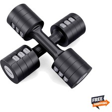 Adjustable Dumbbells Set 5 lb - Versatile Hand Weights for Effective Training