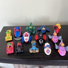 McDonalds Happy Meal Marvel Cars Lot Of 13 Toys Super Hero Spiderman Venom