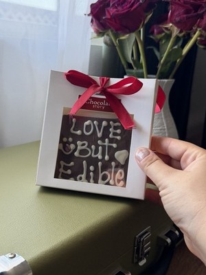 Made-to-Order Belgian Chocolate with Custom Writing