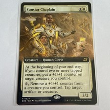 MTG Edge of Eternities - Sunstar Chaplain(Extended Art) Rare 0324 NM