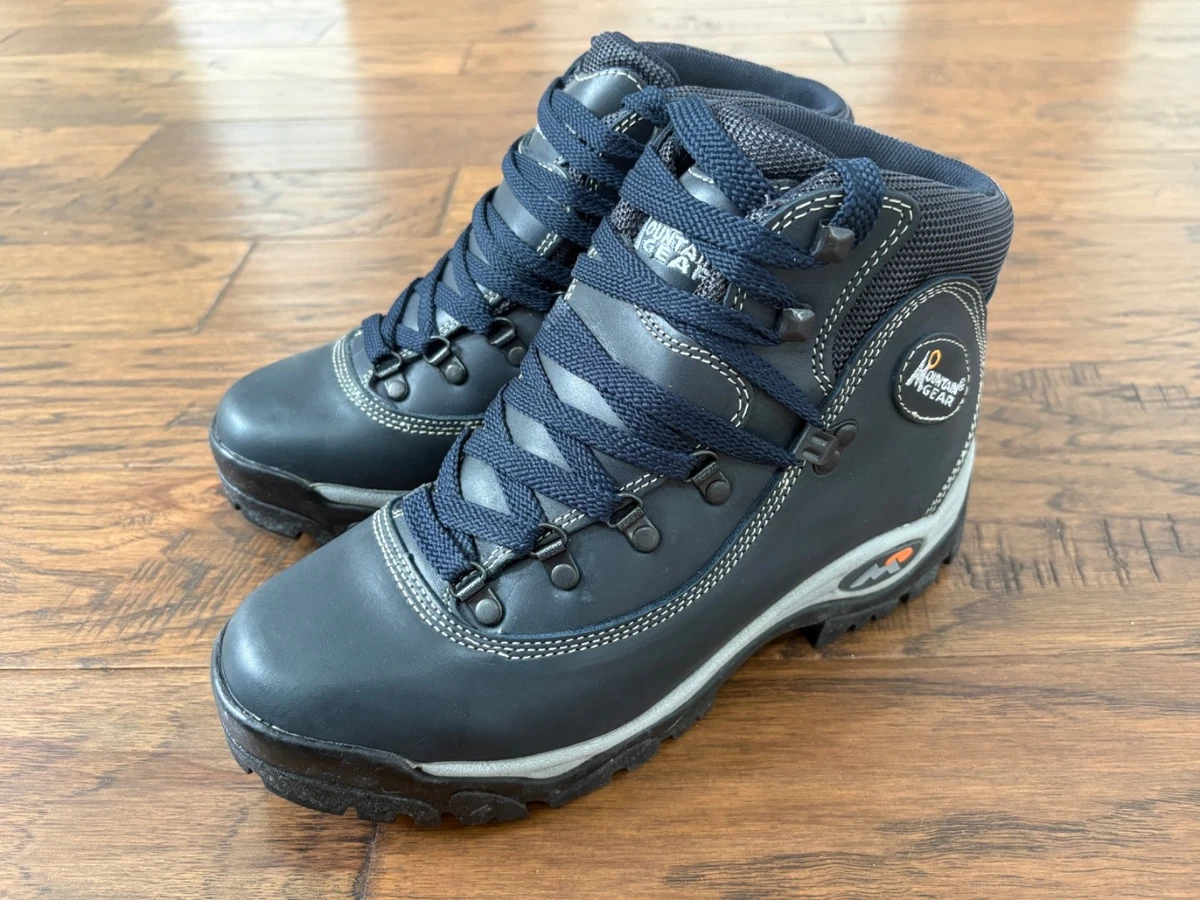Vintage VTG Logger Boots hiking mountain work Men\'s Sz 10 Shoes Vintage Work Hunting Boots. Unknown Maker. Goodyear Lugged  main image 2