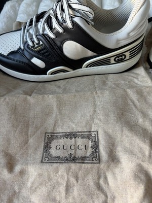 Gucci Basket Sneakers Men s 10 with Dust Bags Authentic Gucci