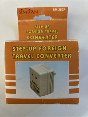 Simran 50W Step-Up Voltage Converter 110V to 220V Foreign Travel Transformer New