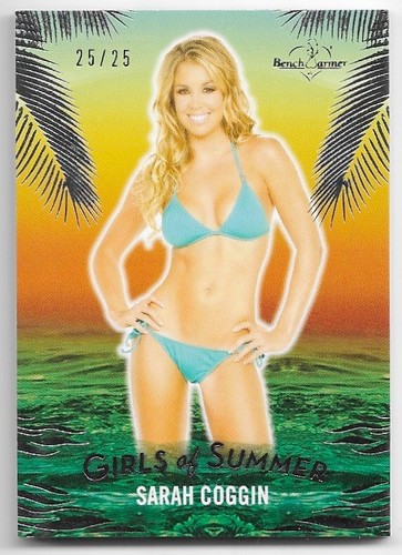 2025 BENCHWARMER GIRLS OF SUMMER SARAH COGGIN SILVER FOIL BASE CARD /25 25/25
