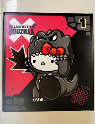 Sanrio Hello Kitty x Godzilla Collaboration Plastic Figurine