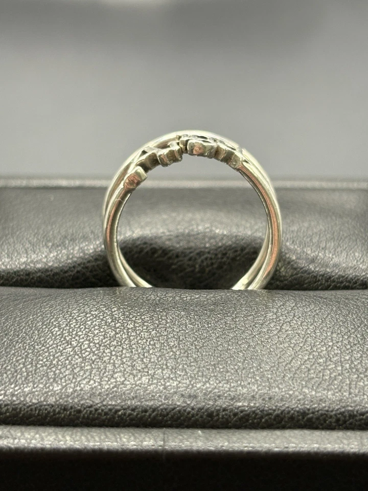 Pandora Sterling Silver “Angel” Ring Open Size 7.5 ALE W16 - Image 2 of 4