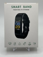 Smart Band Your Health Steward Waterproof Fitness Watch Black Wrist Band - New