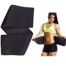 1 Waist Reducer Support Slim Tummy Shaper Exercise Belly Wrap Belt Trimmer Band