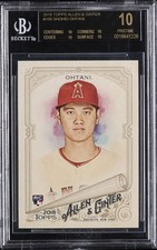 2018 TOPPS ALLEN & GINTER #100 SHOHEI OHTANI ROOKIE RC BGS 10 BLACK LABEL