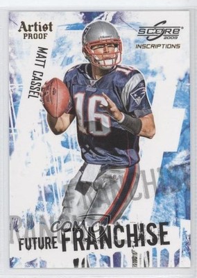 2009 Score Inscriptions Future Franchise Artist Proof 14/32 Matt Cassel #14 0i0