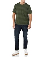 Herren T-Shirt Kurzarm Rundhals 2Er-Pack Xl Marineblau OlivgrüN Baumwolle
