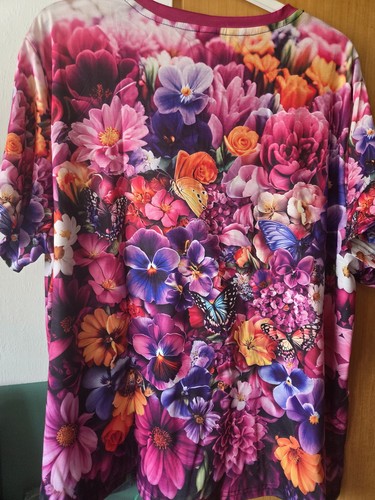 Tshirt Bunt Blumenmuster Gr.54 Neu - Bild 2 von 5