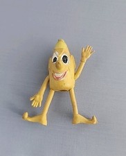 Vintage 1970s Munch Bunch Pencil Topper Yellow Banana - Fruit and Veg Collection
