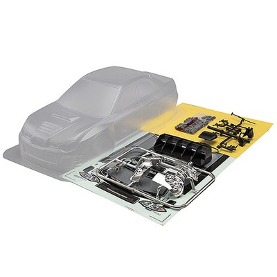 Killerbody 1:10 RC Auto Subaru Impreza WRC 2007 Clear Body Kit
