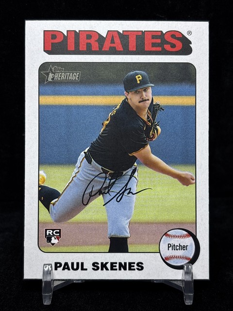 2024 Topps Heritage High Number - Paul Skenes #594 White Border (RC)
