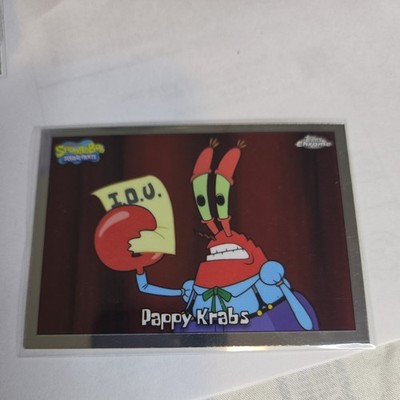2025 Topps Chrome SpongeBob SquarePants PAPPY KRABS Base Card