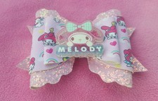 Girl's Handmade Hairclip Bow Melody Pink