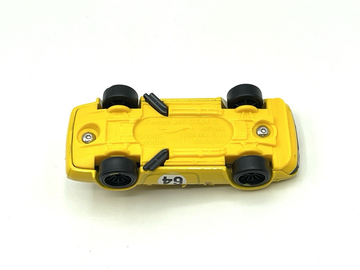 Hot Wheels Ferrari 365 GTB4 Competizione #222 (yellow) SUPER