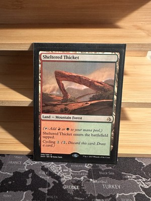 Magic the Gathering MTG Sheltered Thicket (248) Amonkhet