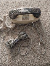 Vintage 1970 Bell System Western Electric Princess Push Button Desk Phone Silver