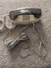 Vintage 1970 Bell System Western Electric Princess Push Button Desk Phone Silver