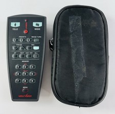 WolfVision Visualizer Remote Control with Case - Tested Working - Genuine