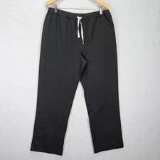 Figs Drawstring Pisco Basic Short Straigh Leg Scrub Pants Men Size L Black NWT