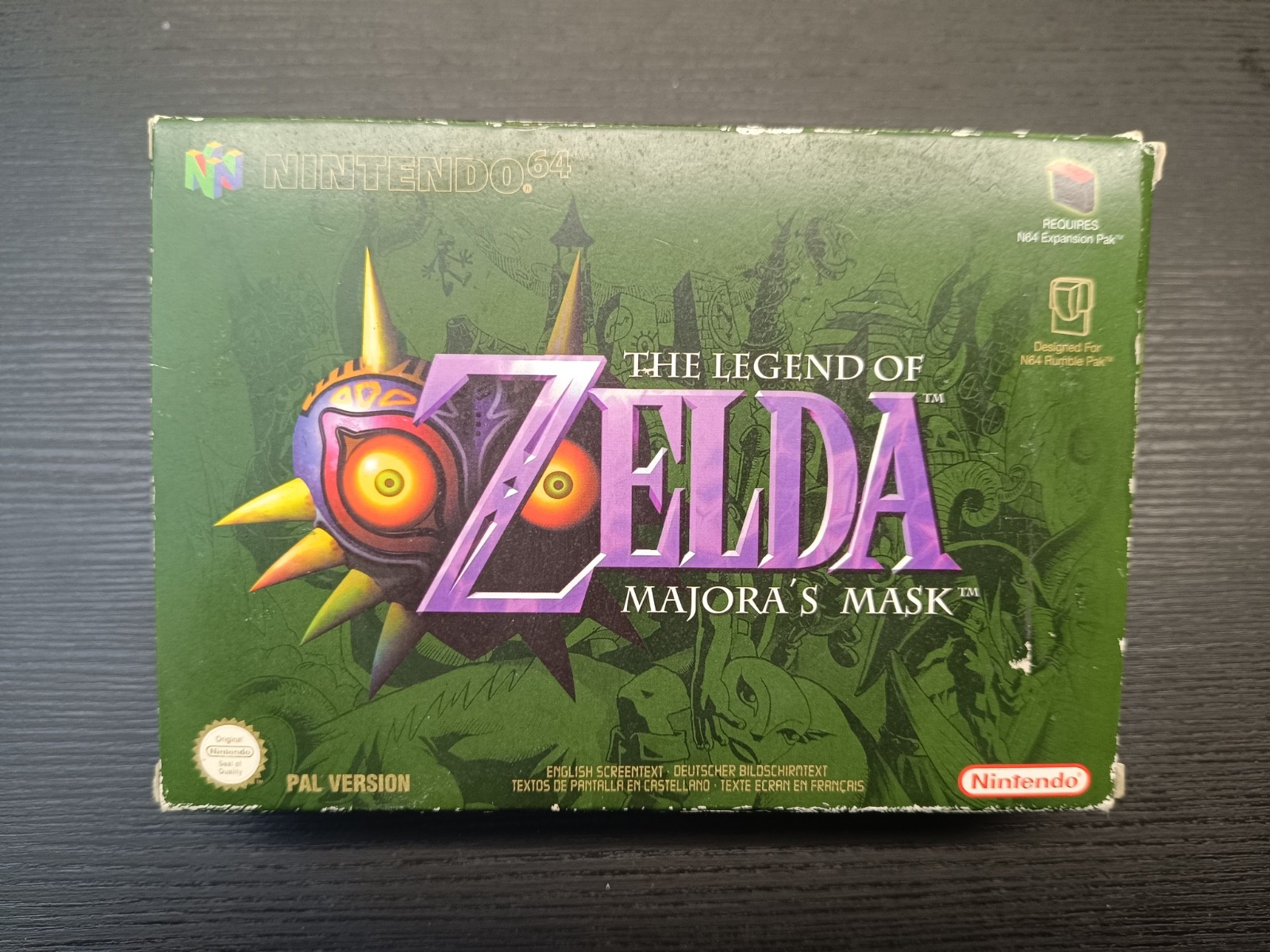 The legend of zelda Majora's mask Nintendo 64 Complet PAL EUR FRA N64