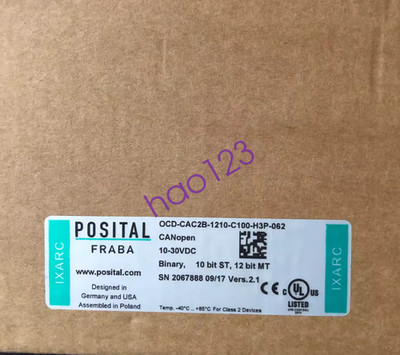1pcs POSITAL FRABA OCD-CAC2B-1210-C100-H3P-062 encoder DHL/FedEx