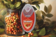 Iced Bayberry Camelcrush Crush Cigarette Beads (100) Ct