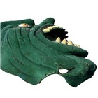 Vintage 90s Latex, Green Felt Zombie Monster | VERY RARE | Mask Halloween Horror — photo 5