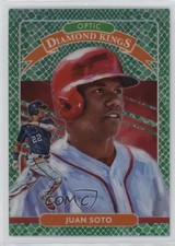 2020 Donruss Optic Diamond Kings Choice Green Dragon Prizm /84 Juan Soto 0ld6