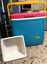 Vintage Igloo Legend 24 Cooler Teal Pink Gold...
