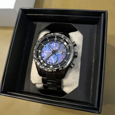 Citizen Attesa Solar Radio-Controlled Watch AT8285-68Z Black Titanium #PF9VKE
