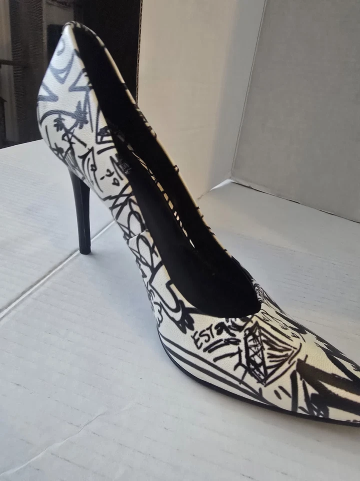 Michael Kors ограниченного тиража Claire граффити туфли-лодочки женский размер 8 М - Изображение 4 из 4