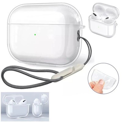 Für AirPods 1/2/3/4 Pro 2/3 durchsichtige stoßfeste Schutzhülle Hartschale UK