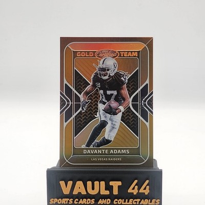 2024 Panini Certified Davante Adams Gold Team Mirror Gold 25/25