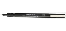 Uniball Pin Drawing Pen 0.2mm - Color: Black by uni-ball