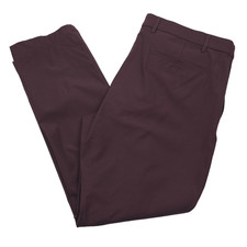 Michael Kors Major Blackberry Wine Performance Dress Pants Mens Size 38 X 30