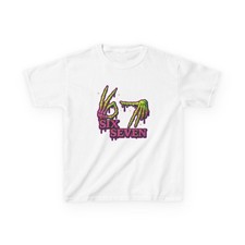 NEW Kids 6 7 Trendy Graphic Tee, Trendy Fun 67 Tshirt Boys Girls