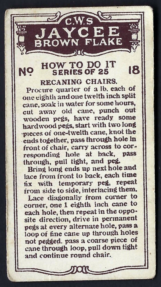 CO OPERATIVE HOW TO DO IT (JAYCEE) 18 RECANING CHAIRS eBay