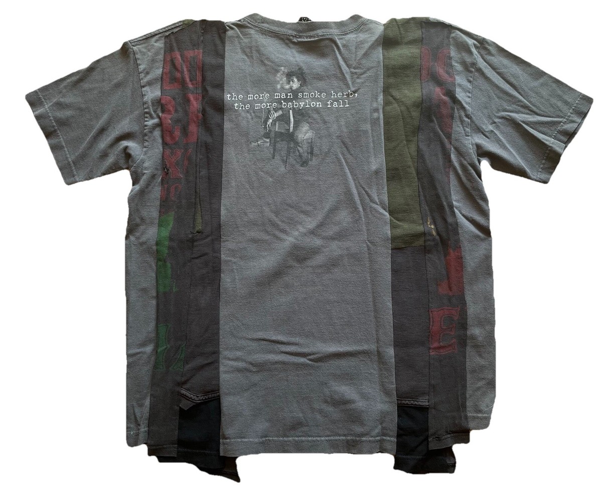 Vintage Bob Marley Rap Tee Custom T-shirt 90s Y2K Reworked Custom 