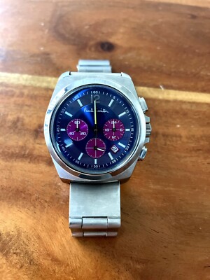 Paul Smith W.R 10BAR ムーンフェイズ 赤｜時計