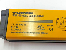 TURCK LINEAR DISPLACEMENT POSITION SENSOR 100mm model WiM100-Q25L-LIU5X2-H1141