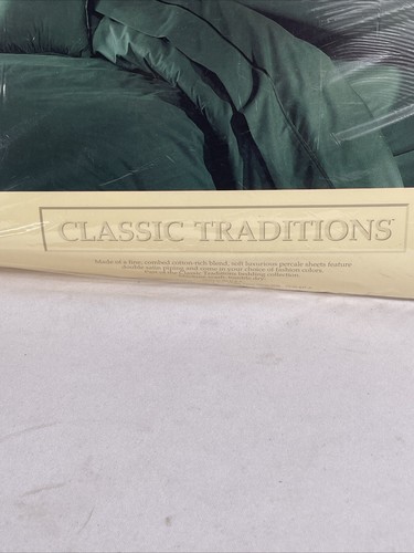 Classic Traditions King Flat Sheet Original Package 200 Thread Ct Paisley USA - Picture 6 of 7