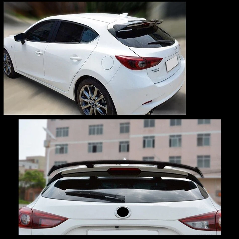 Fit For Subaru Forester 98-00 Rear Roof Spoiler Modified Wing ABS Gloss Black Foto 4 de 4