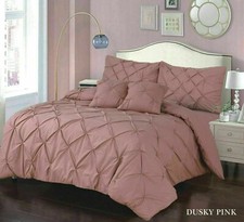 Image of Pintuck Alford Range Duvet Set All in House UK Stock Premium Range All Sizes