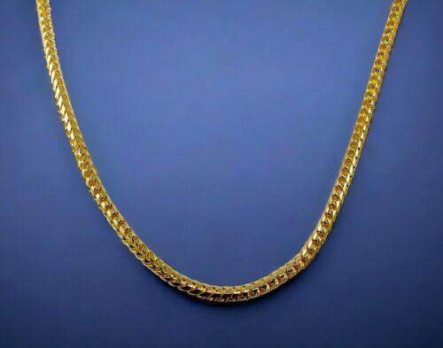 14K Yellow Gold SOLID Franco Round Box Bracelet Chain Real Gold 1mm-5mm 7"-9" - Picture 7 of 9