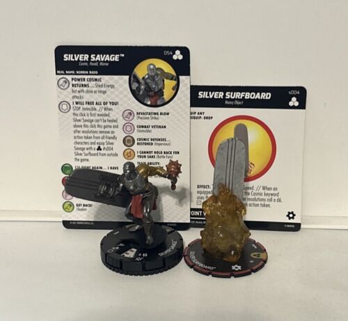 Heroclix - Silver Savage 054 w/ Silver Surfboard s004 - F4 Future Foundation SR - Picture 1 of 1