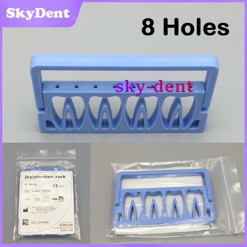 アクセサリー canal accessory CAN-7 1x Blue 8 Holes Dental Endodontic Root Canal File Holder